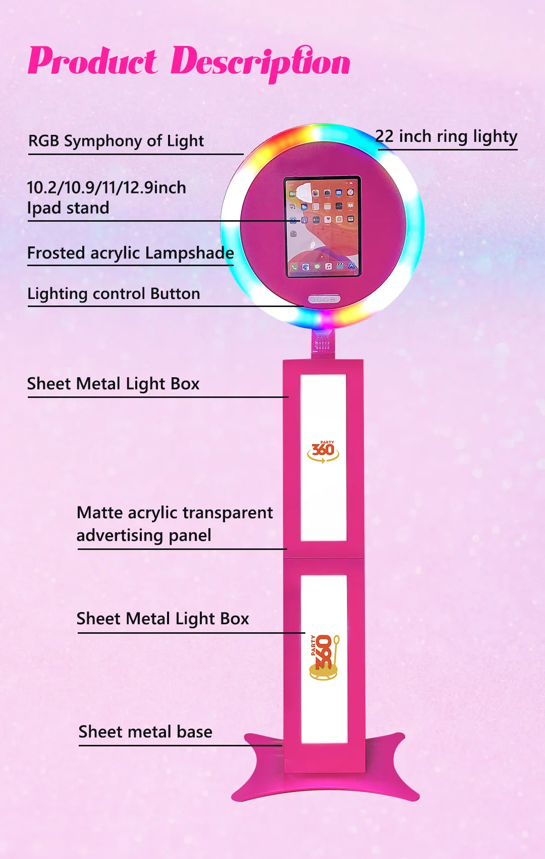 Oval 12.9 Ipad Photo Booth She - Photo Booth Machine 评论和价格