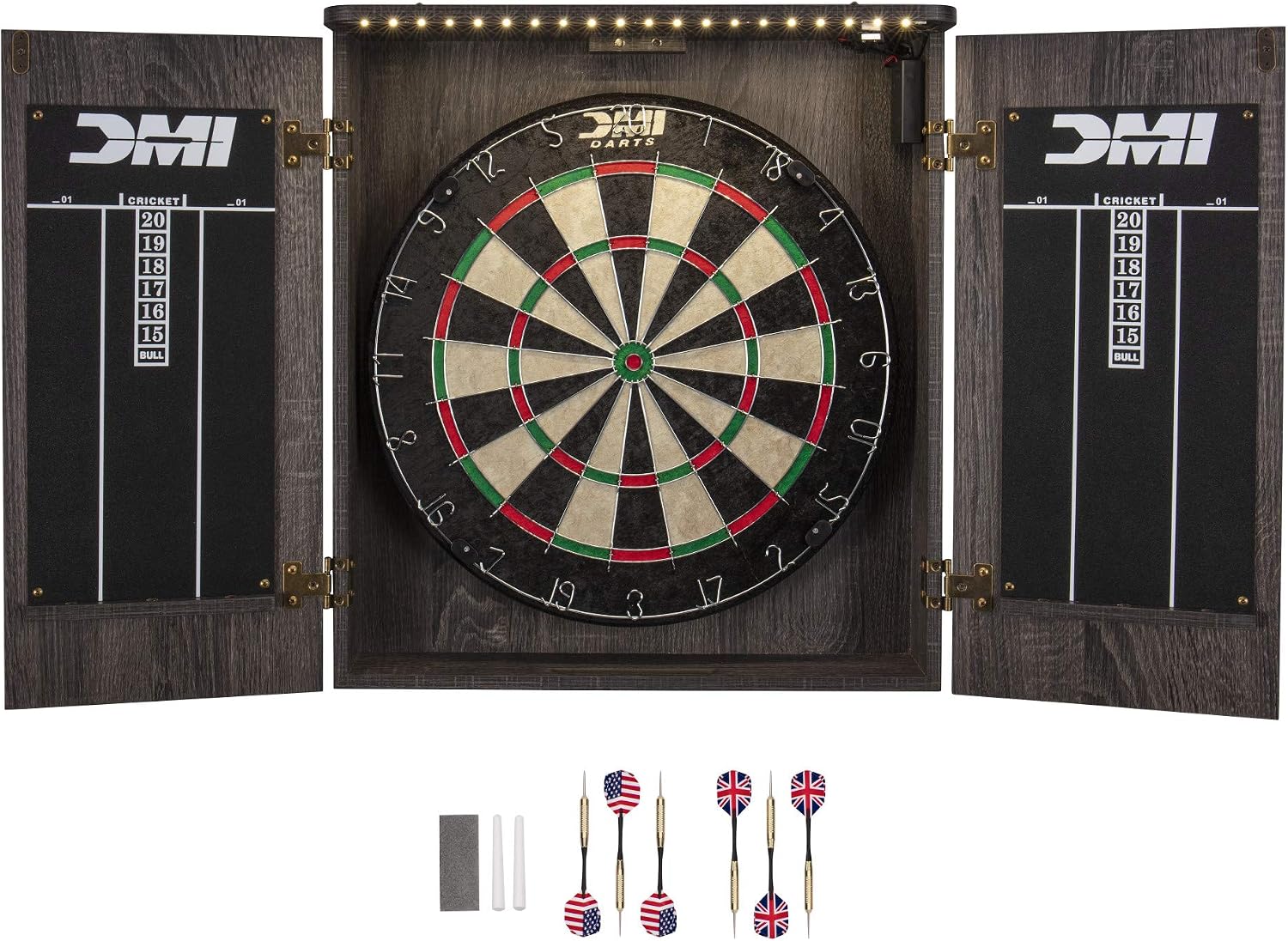 ^Paris Bristle Dartboard Cabin - Electronic Dartboard Cabinet 评论和价格