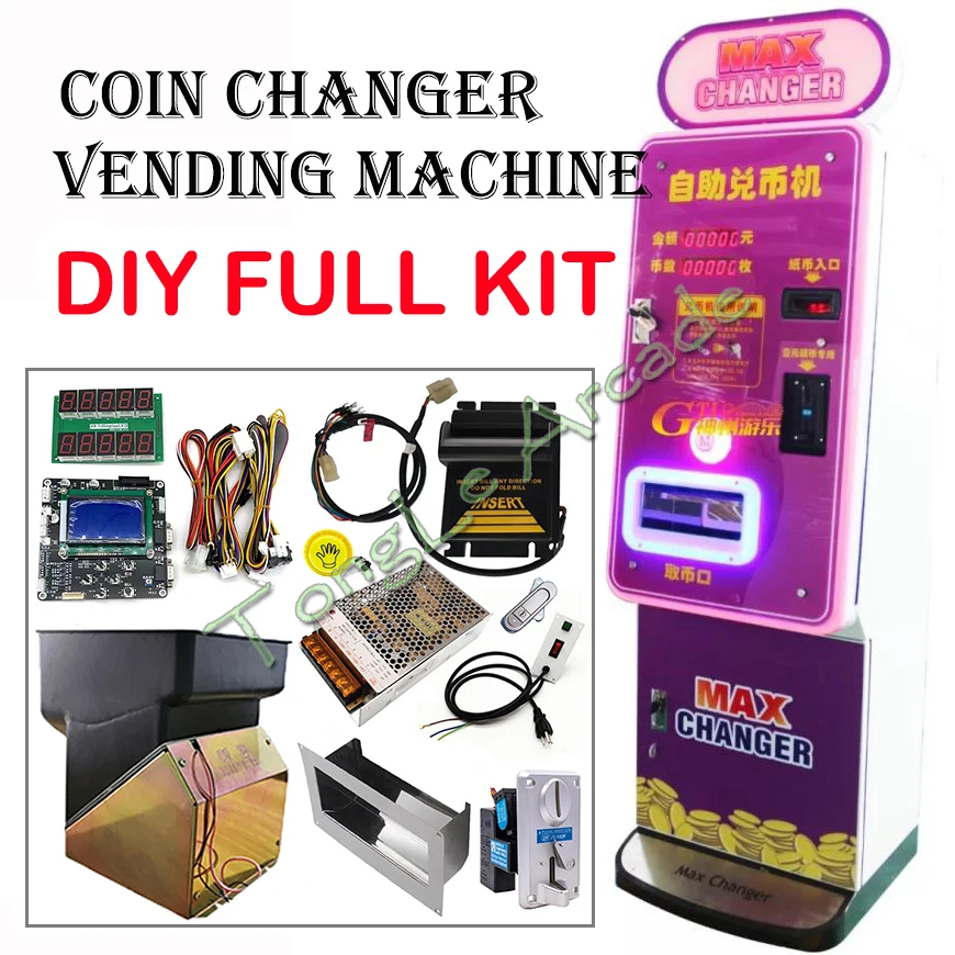 Coin Changer DIY Kit Bill Acce - Arcade Card Vending Machine 评论和价格
