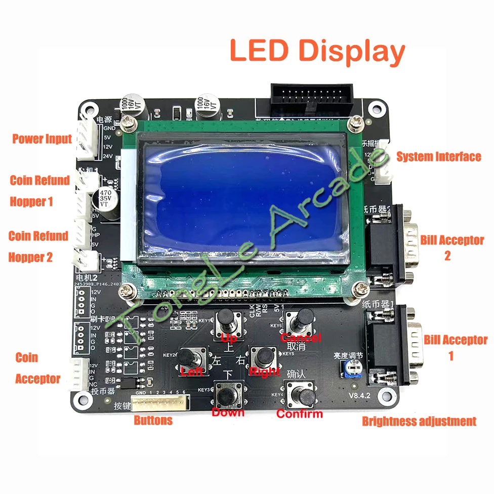 Coin Changer DIY Kit Bill Acce - Arcade Card Vending Machine 评论和价格