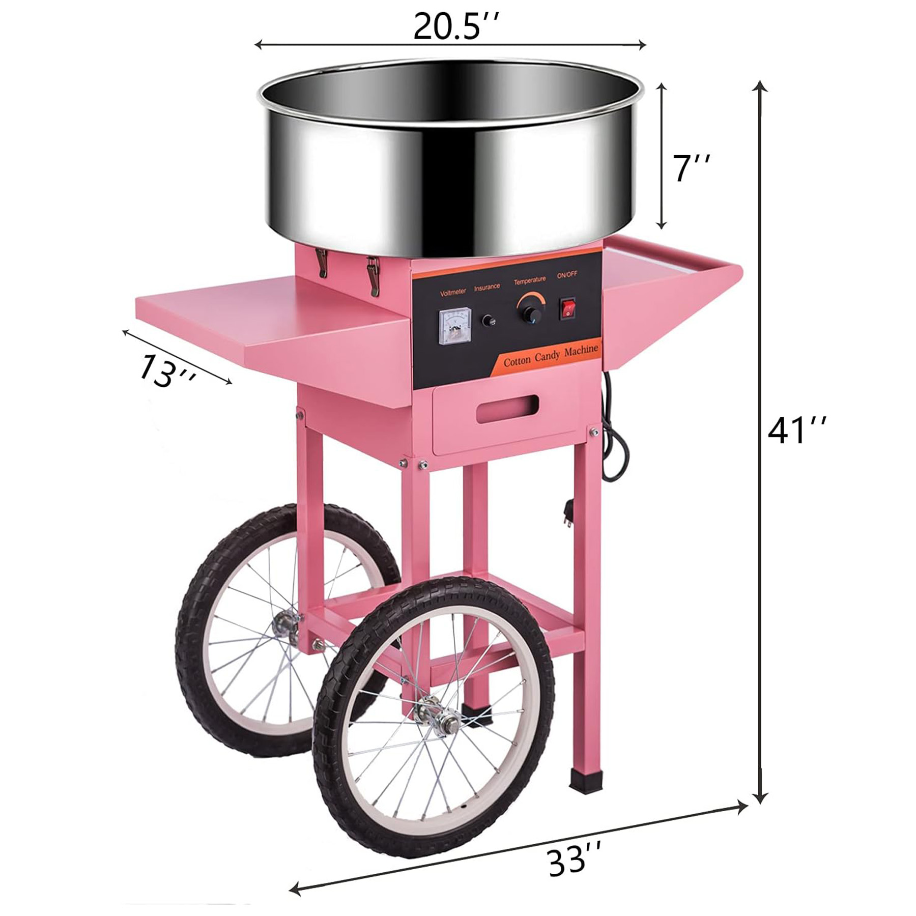 Commercial Pink Cotton Candy M - Candy Floss Machine 评论和价格